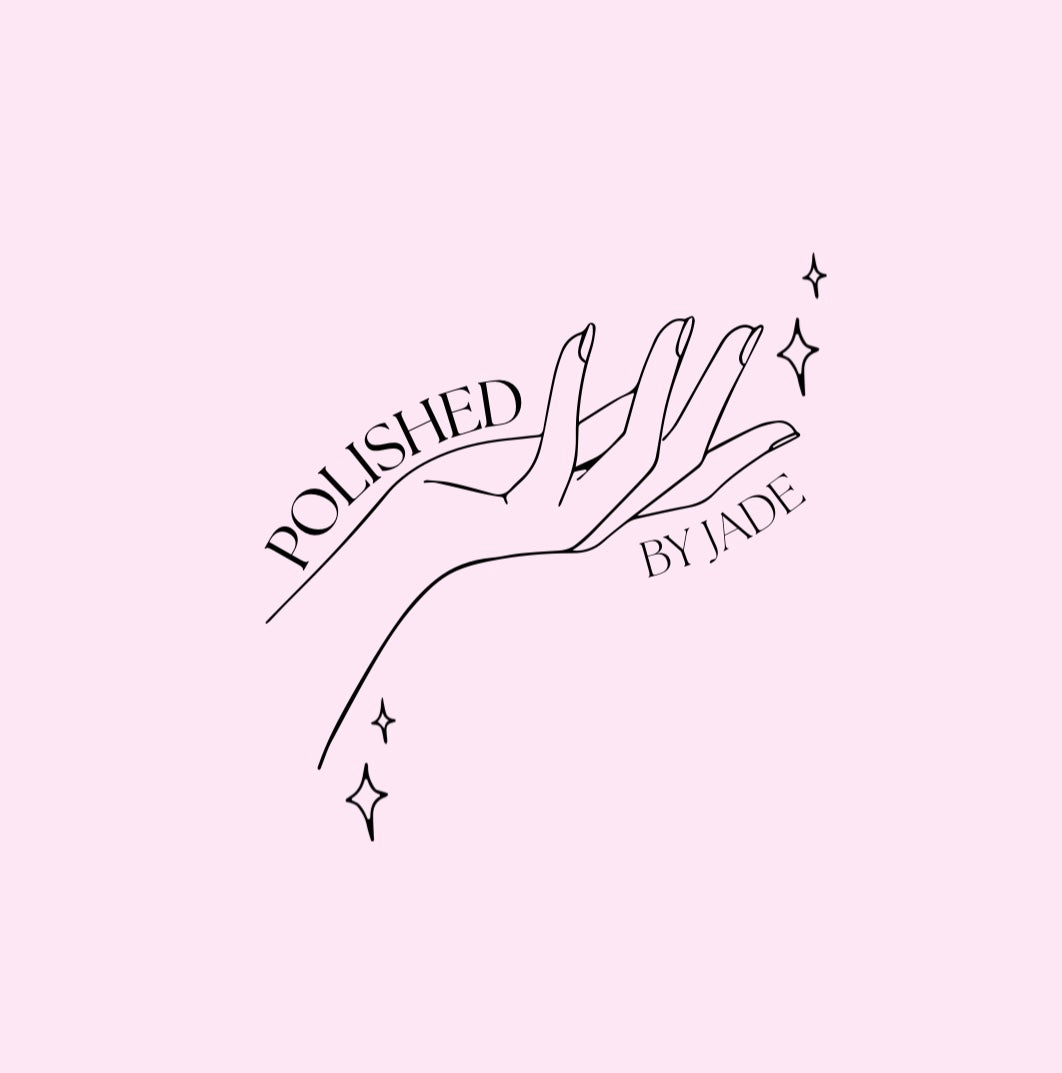 Green & Pink Polka Dot Press-On Nails